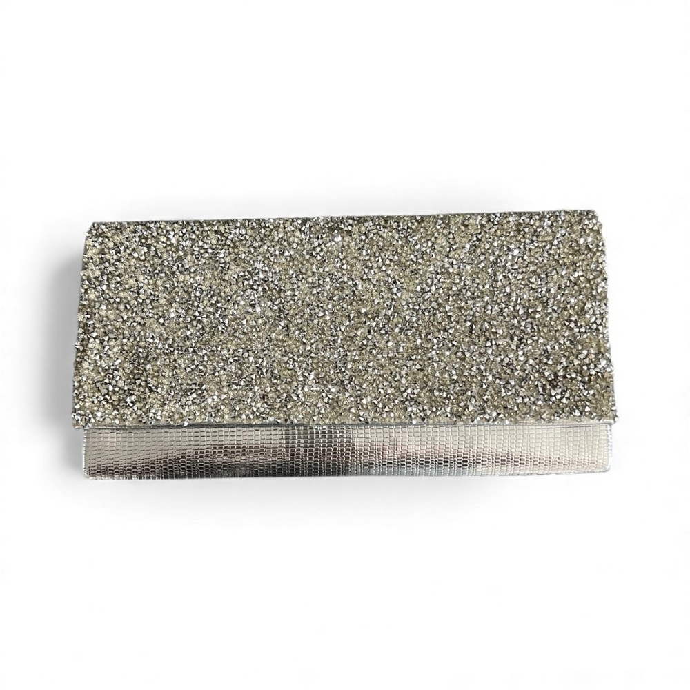 Elegant Silver Clutch Bag